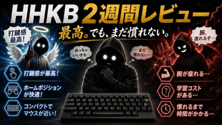 HHKB活用編 vol.11｜キーボードを変えたら、書くことが増えた。道具が、行動を変えていた。