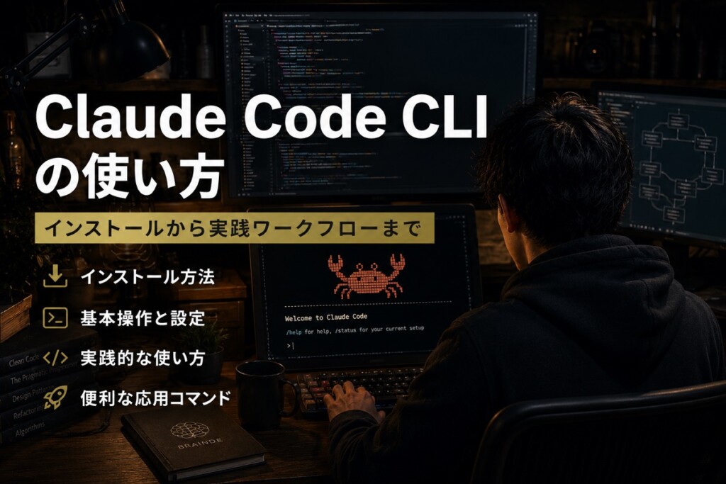 Claude Code CLIの使い方｜インストールから実践ワークフローまで